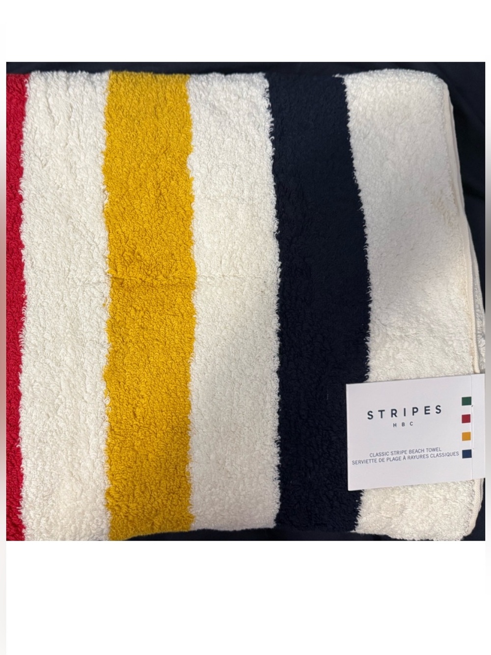 BUNDLE - 2 HBC Stripes – Hudson’s Bay Company Multistripe Classic Beach Towels